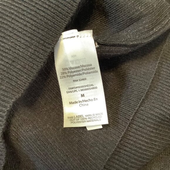 NWT Free Assembly Women’s Medium Black Lightweight Hoodie 50% Viscose Layering - Picture 8 of 9